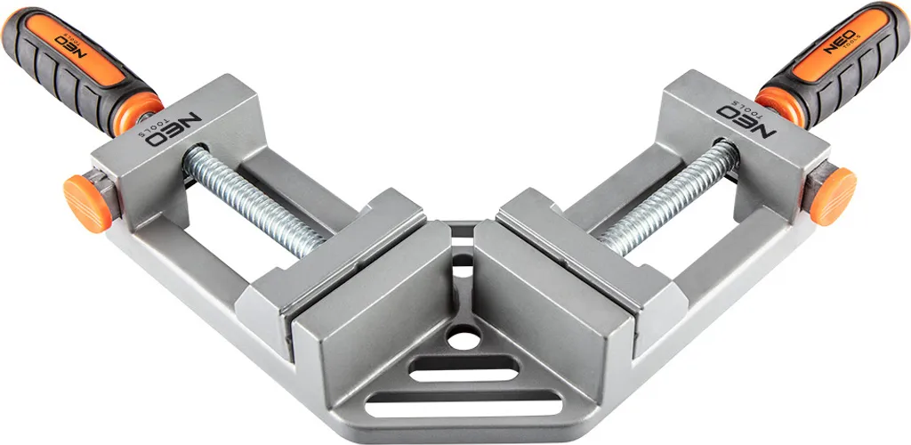 Étau d'Angle Double Neo Tools 65mm en Acier : Finissez-en avec les Écarts