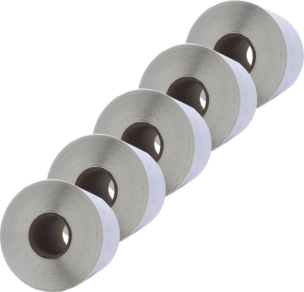 DULA Labels - Kompatibel mit Dymo 99014 / S0722430 Labels - Weiß - Adressetiketten - 5 Rollen - 101 x 54 mm - 220 Etiketten pro Rolle - Für Label...