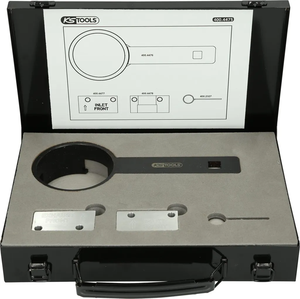 KS TOOLS Set di attrezzi per la regolazione del motore per Opel / Saab 5 pezzi - 400.4475