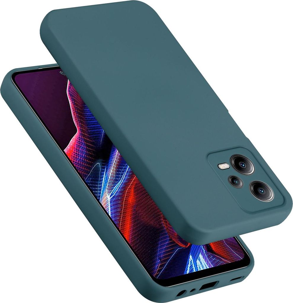 Cadorabo Hülle für Xiaomi Poco X5 5G Hülle Silikon Handyhülle Case aus flüssigem Silikon, Kratzfeste und stoßfeste Schutzhülle für Xiaomi P...
