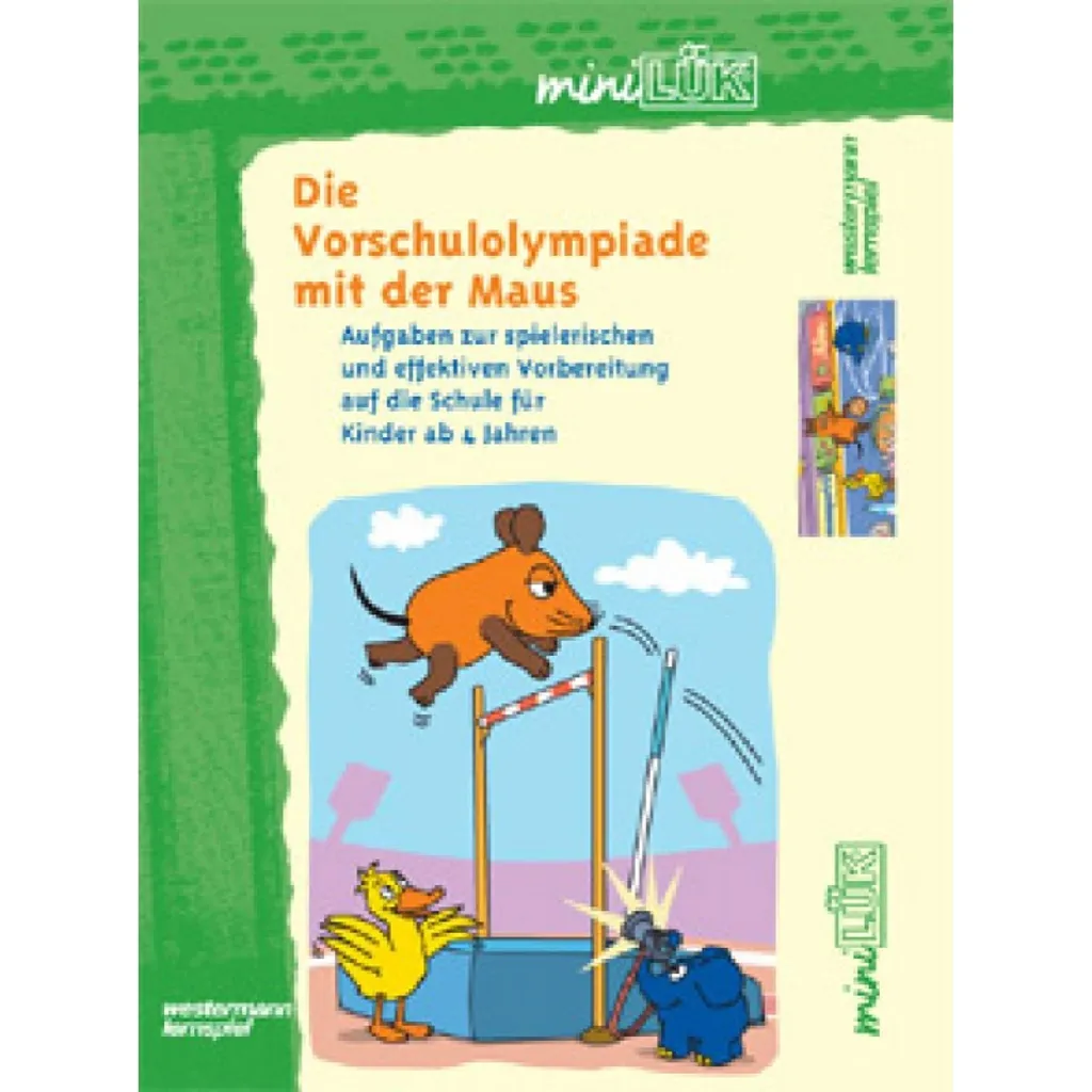 Set mini-LÜK Autocorrectif Die Vorschulolympiade Éveil et Logique