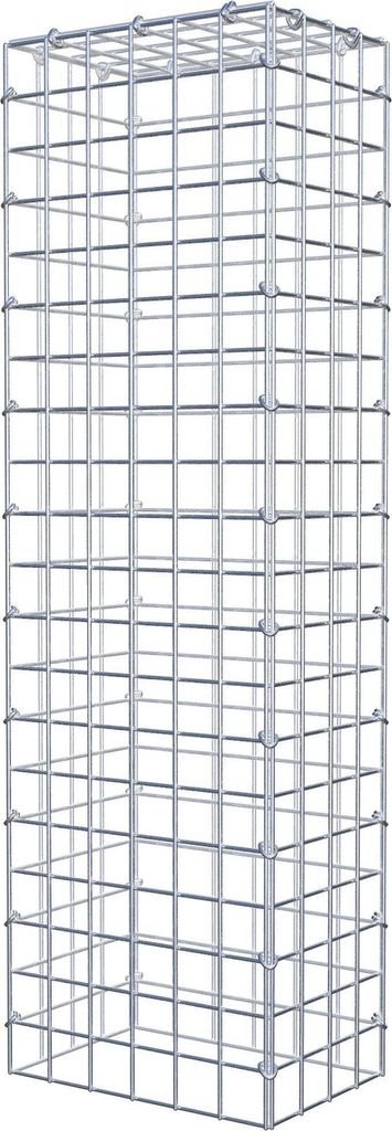 Anbaugabione Typ 3 100 cm x 20 cm x 30 cm (L x H x T), Maschenweite 5 cm x 5 cm, C-Ring