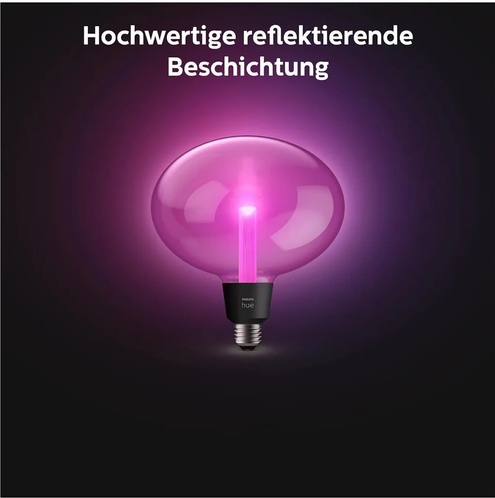Philips Hue White and Colour Ambience Ellipse E27 Ampoule Connectée - 10