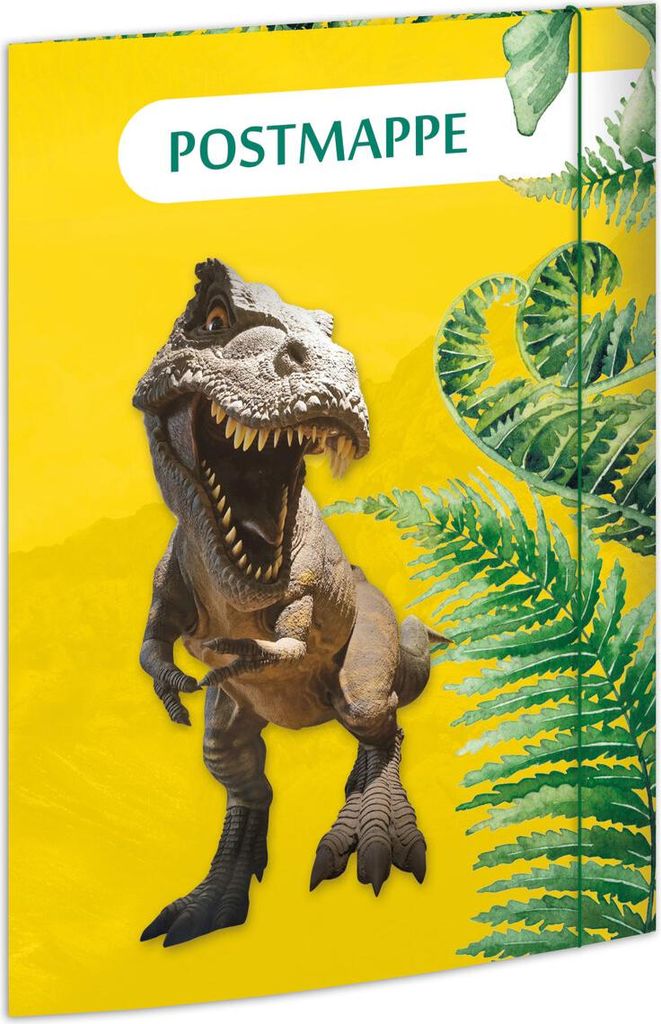 Sammelmappe Postmappe - A4 Tyrannosaurus. Packung mit 3 Stück