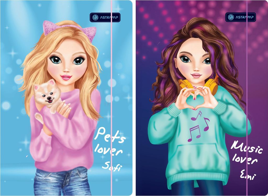 A4 Top Teens Emi&Sofi Radiergummi-Mappe Astra