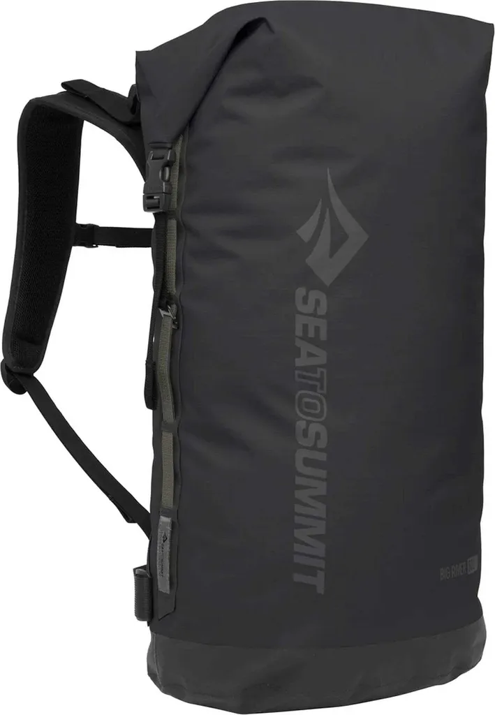 Sea to Summit Big River Dry Backpack 50L - Zaino Impermeabile Jet Black