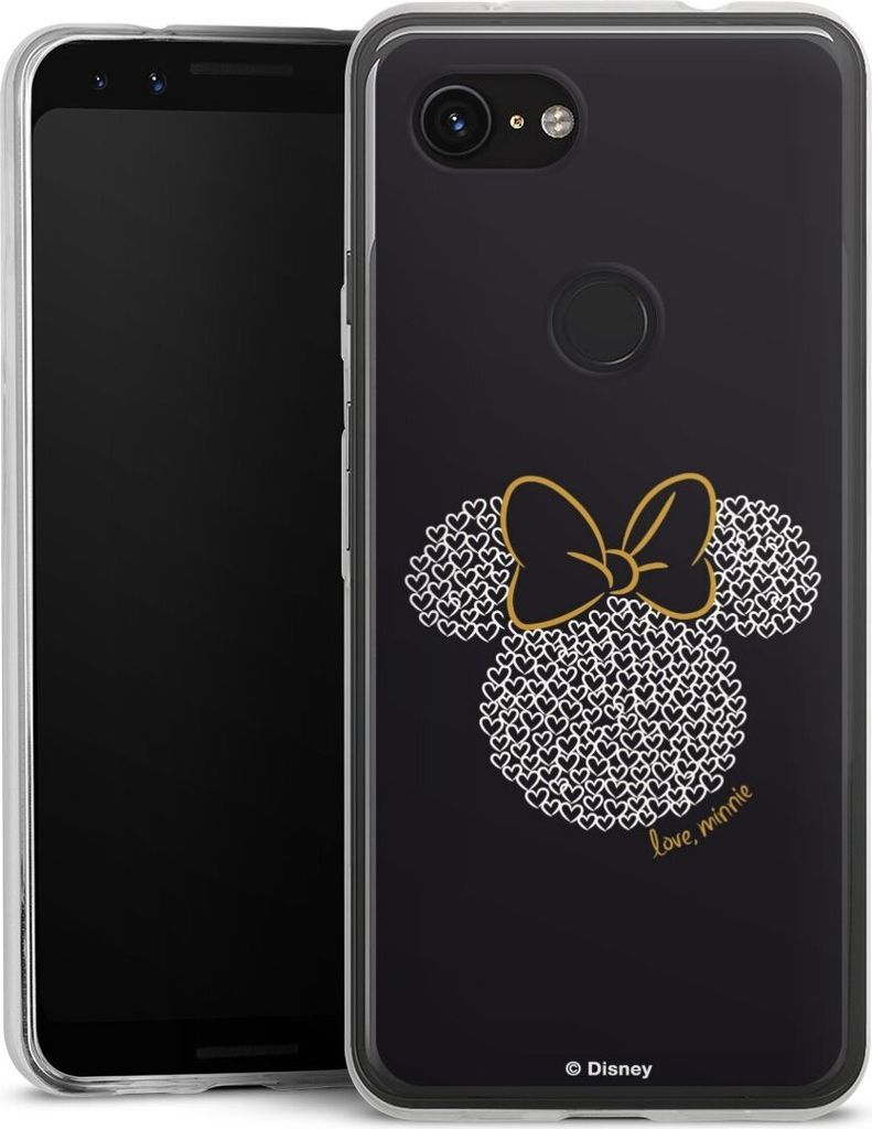 DeinDesign Slim Hülle für Google Pixel 3a Silikon Case Ultra Dünn Handyhülle Disney Minnie Mouse Muster