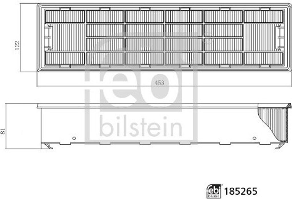 FEBI BILSTEIN 185265 Innenraumfilter Pollenfilter