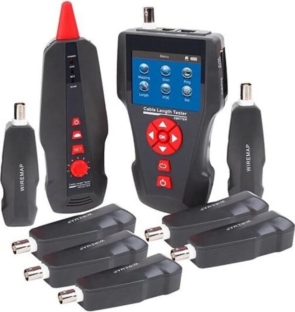 Testeur de Câble Réseau avec Mesure de Longueur et Test PoE XtendLan LCD