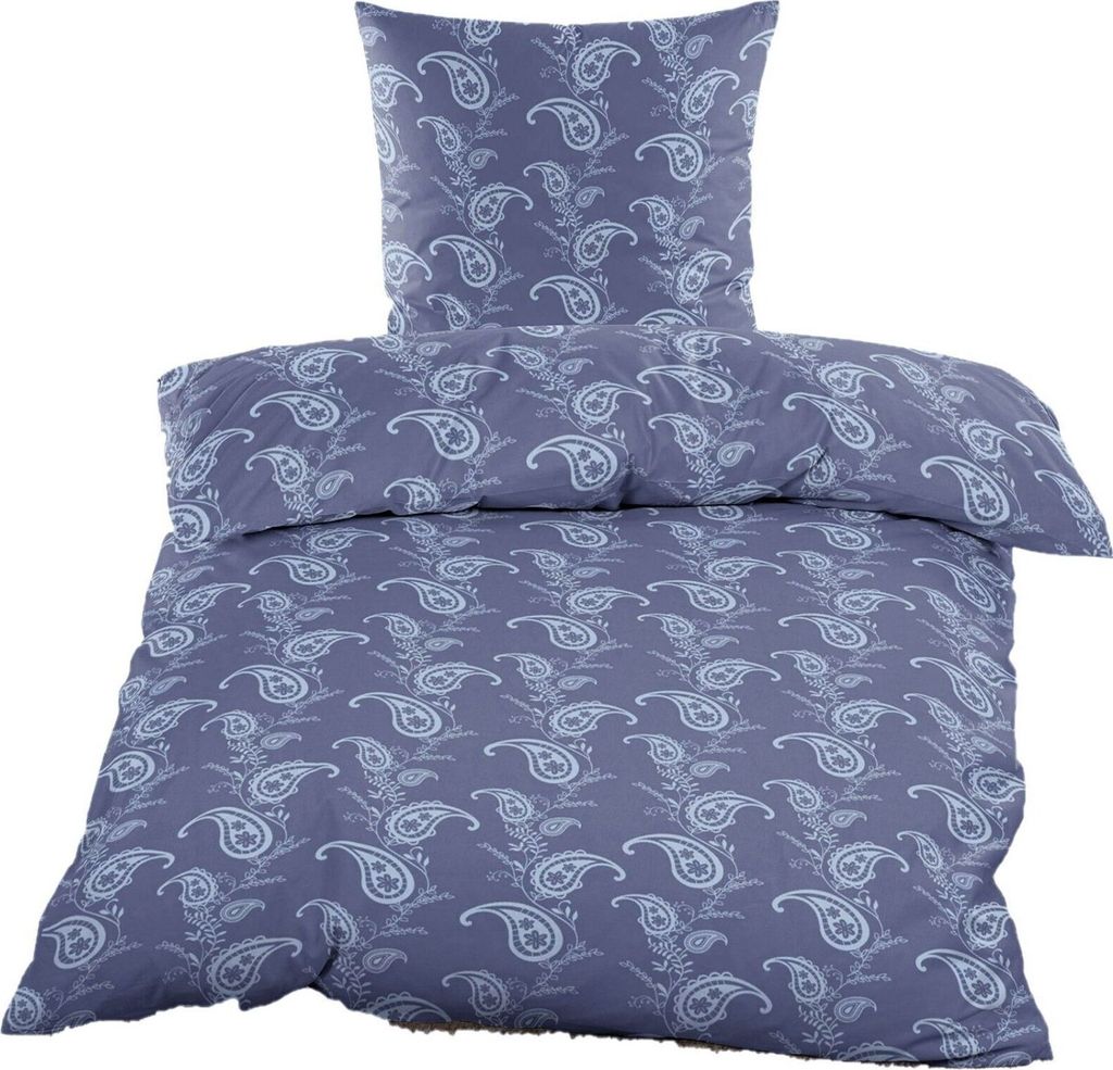 2-teilig Winter Biber Baumwolle Bettwäsche-Set Bettbezug 135x200 Kissenbezug 80x80 NEU Warm Weich Unisex