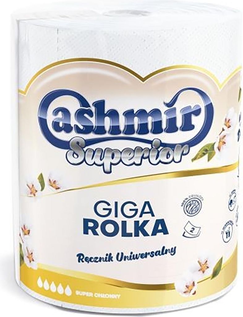 Cashmir Superior Küchenpapier, zweilagig, GIGA-ROLLE, 1 Stück