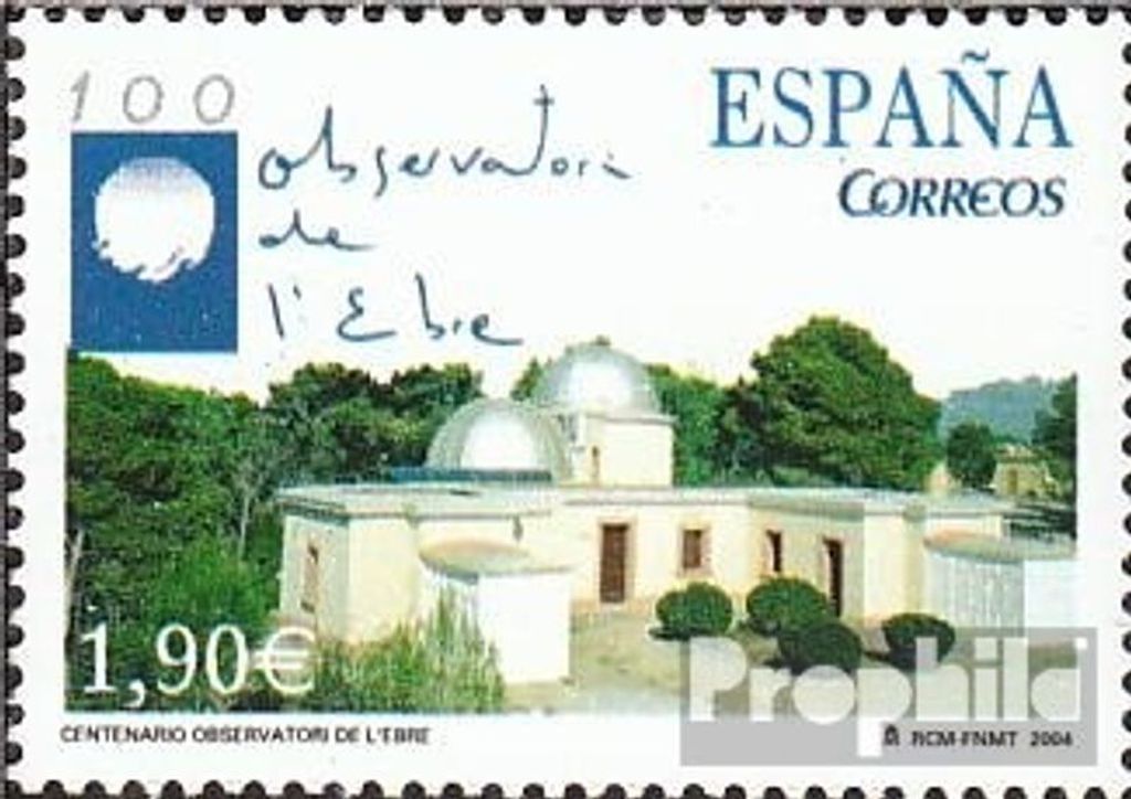 Briefmarken Spanien 2004 Mi 4000 (kompl.Ausg.) postfrisch Ebro-Observatorium