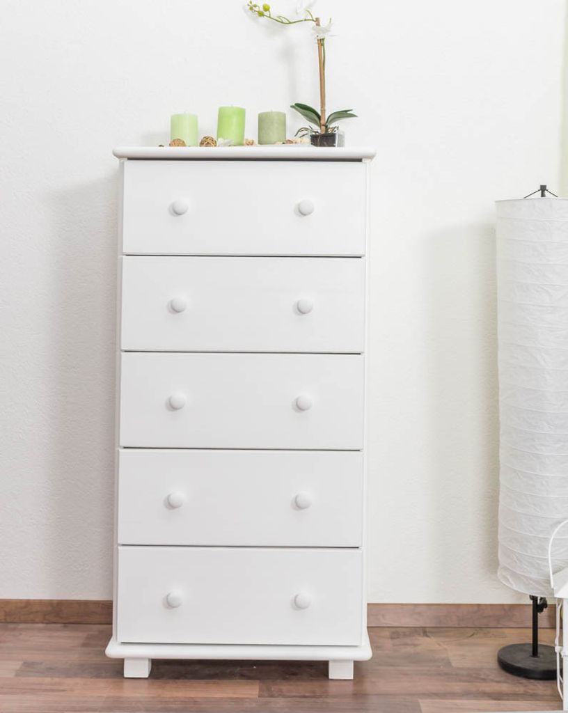 Weiße Kommode 60cm breit