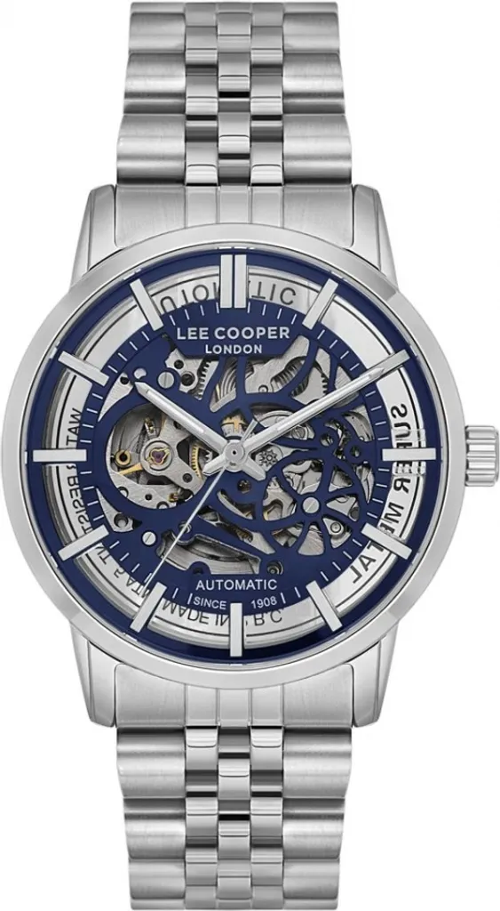 Montre Analogique Homme Lee Cooper LC08036.390 Bracelet Bleu Marine