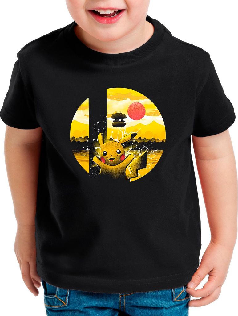 style3 Yellow Smash T-Shirt für Kinder gamer smash