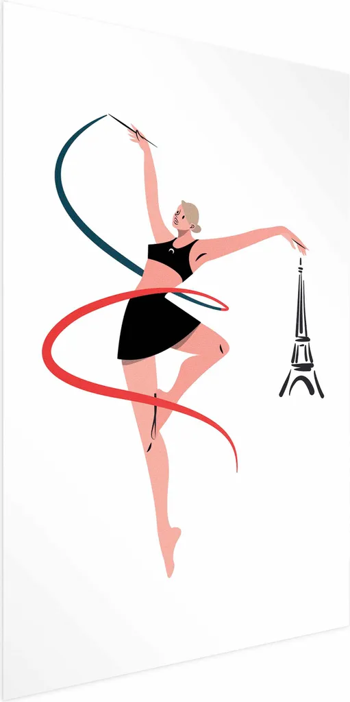 Poster Ginnastica Artistica 60x90 cm - Stampa da Parete Senza Cornice