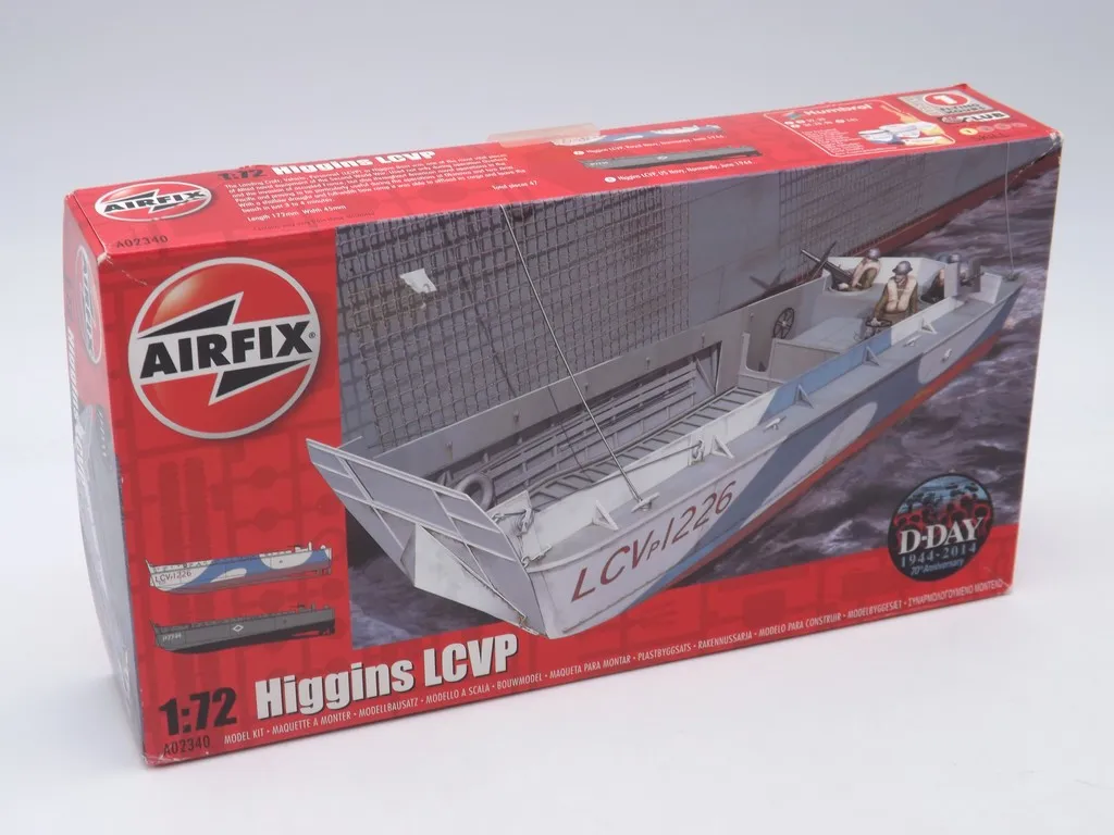 Kit Airfix A02340 Higgins LCVP 1:72 Montage Facile et Haute Fidélité WWII