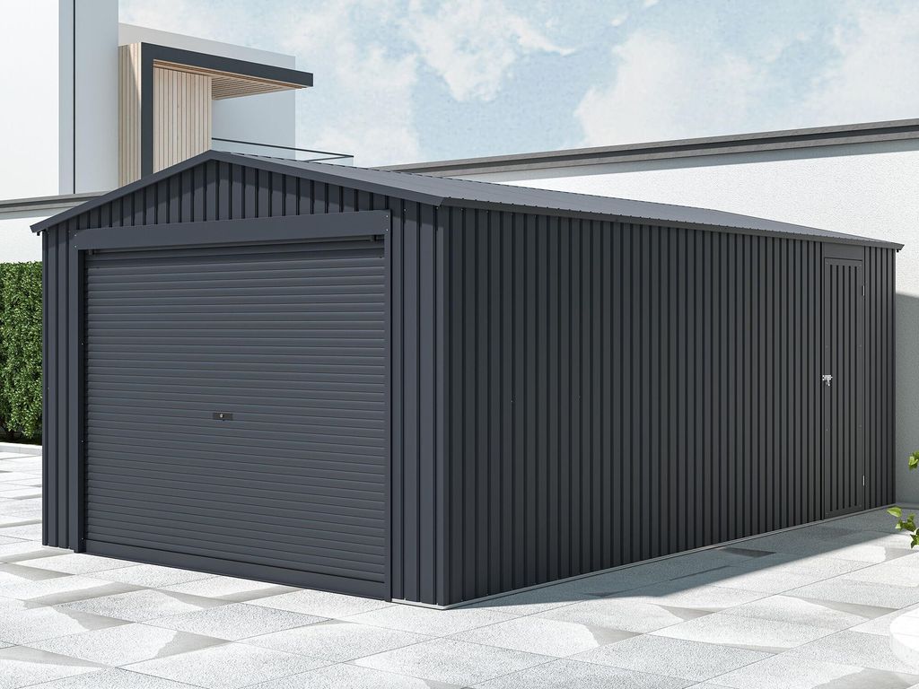 Metallgarage Modell NovaRoll 18,65 m² Produktbild 