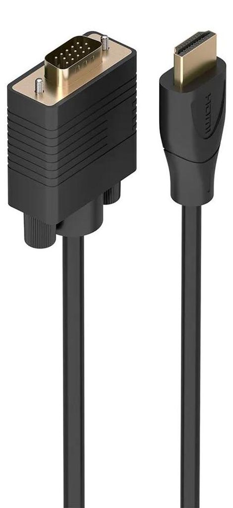 AISENS A122-1012, 2 m, HDMI Typ A (Standard), VGA (D-Sub), Männlich, Männlich, Gerade