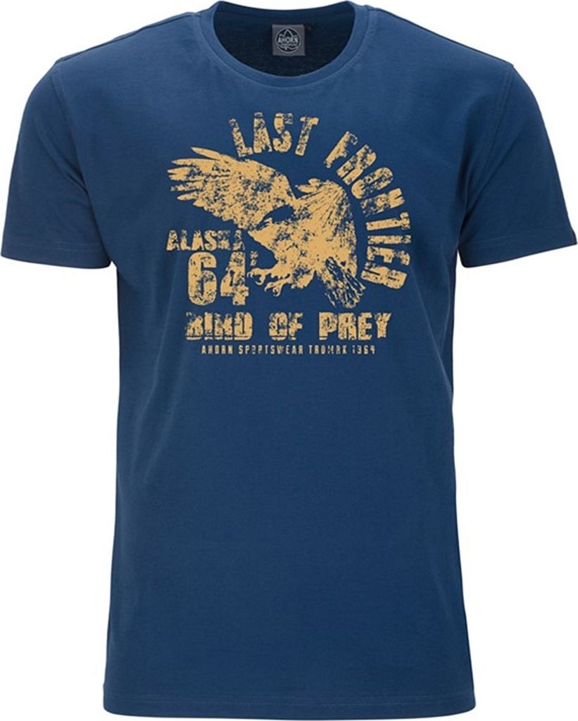 Übergrößen T-Shirt Frontier amber AHORN SPORTSWEAR alpine blue 3XL