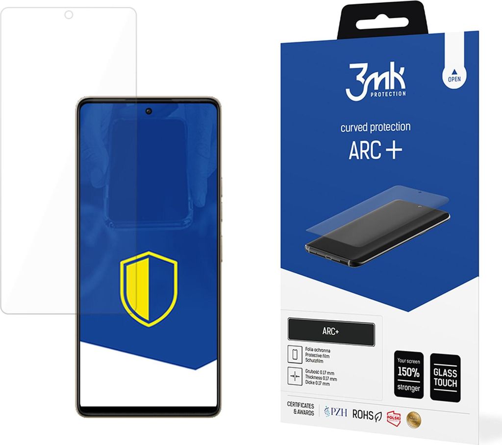 3mk Display Schutzfolie ARC+ für Tecno Camon 30 0,17mm Self-Heal