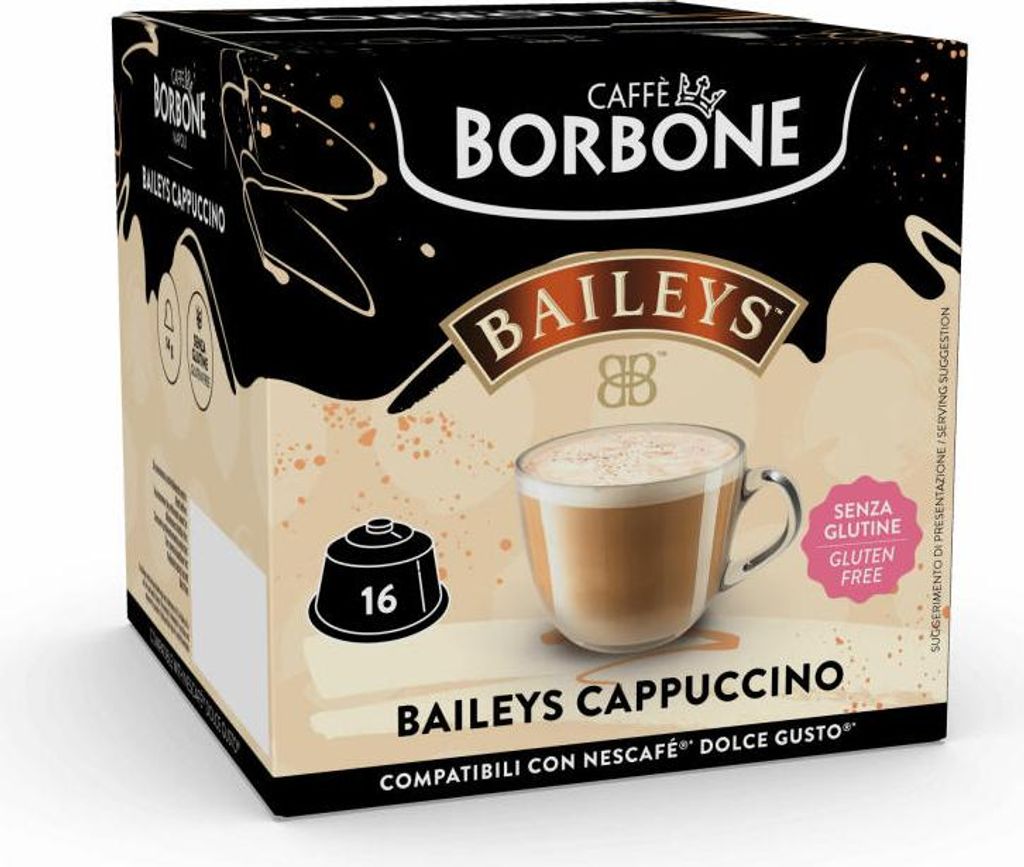 Caffè Borbone Kaffeekapseln Cappuccino Baileys, kompatibel Produktbild 