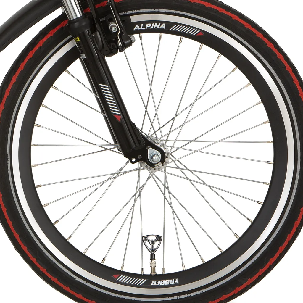 Roue avant 22 Alpina Yabber HLQC pour corriger une roue voilée ou usée