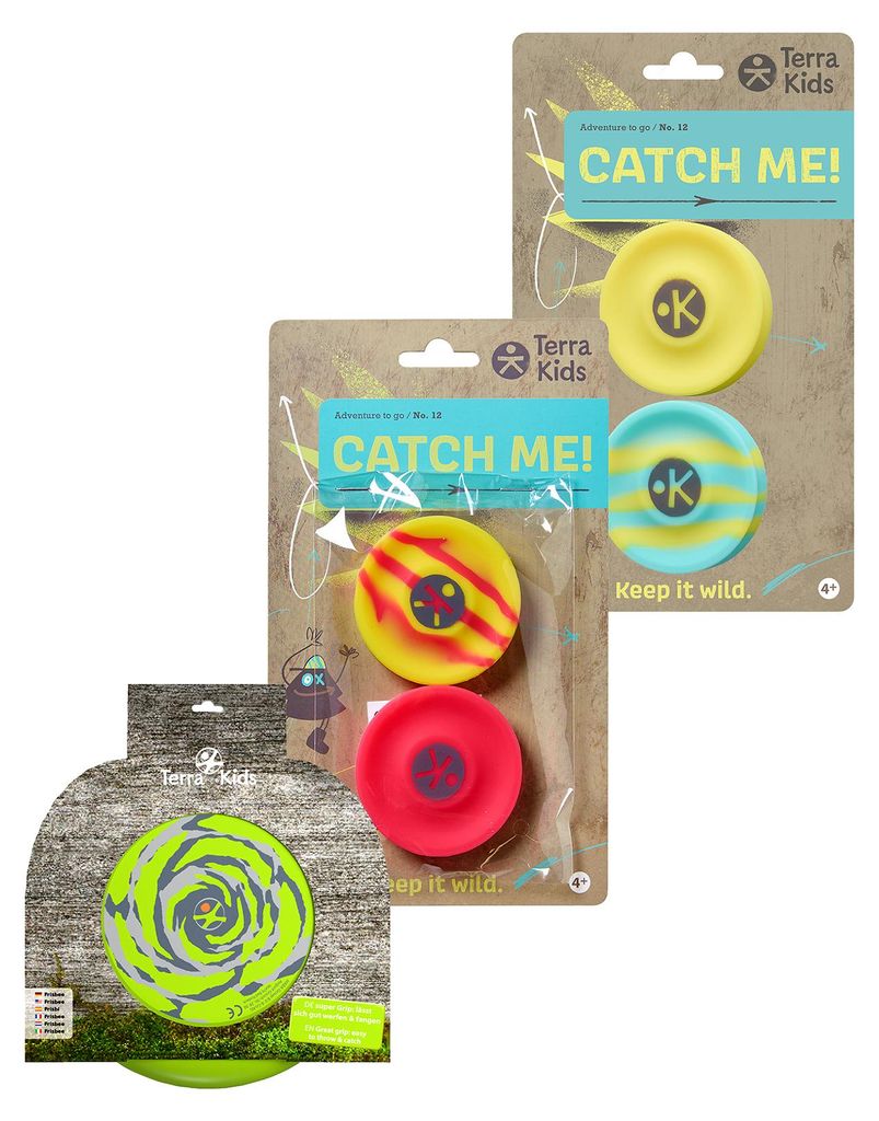 HABA Outdoor-Spielzeug Terra Kids Frisbee-Set 3-Pack
