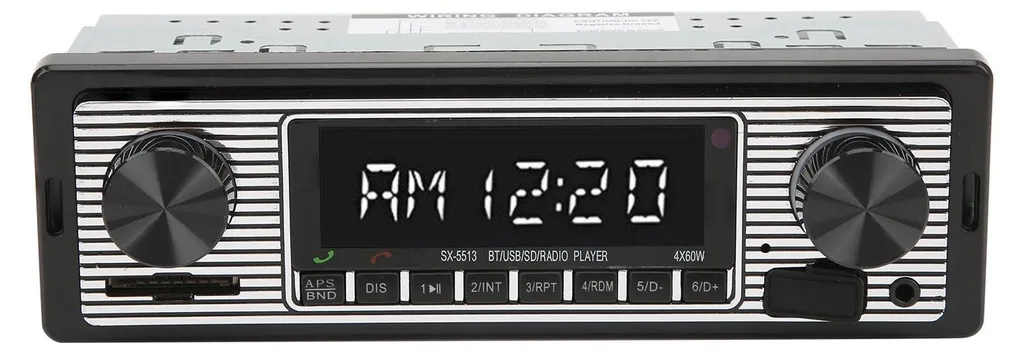 Lecteur Multimédia Voiture 92dB 4 Ohms avec Télécommande Universelle
