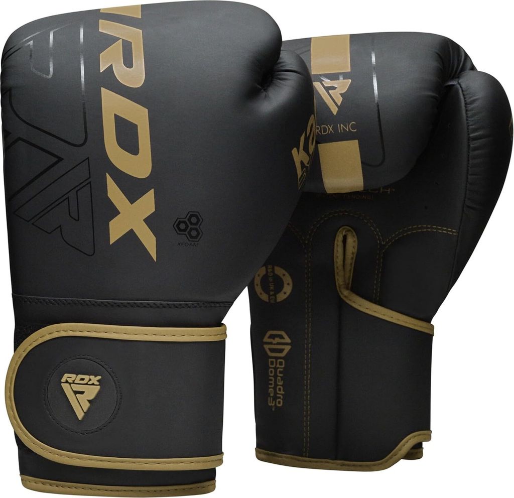 RDX Boxhandschuhe, Muay Thai Kickboxing Sparring, Maya Hide Leder KARA Boxhandschuhe Männer Frauen, Boxsack Handschuhe, Kickboxing Handschuhe MMA ...