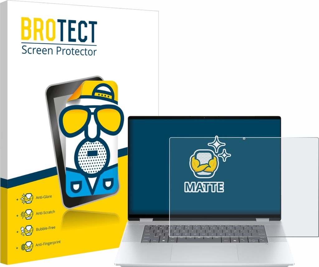 BROTECT Schutzfolie für HP OmniBook X Flip 16-aX Displayschutz Displayschutzfolie Folie Matt Entspiegelungsfolie