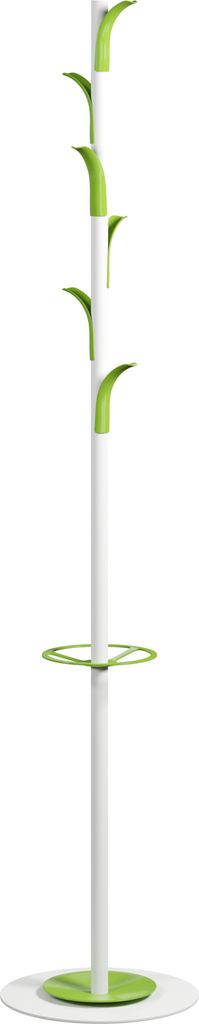 PAPERFLOW Kleiderständer Palm Springs Mainly White weiß Metall 6 Haken 35,0 x 175,0 cm