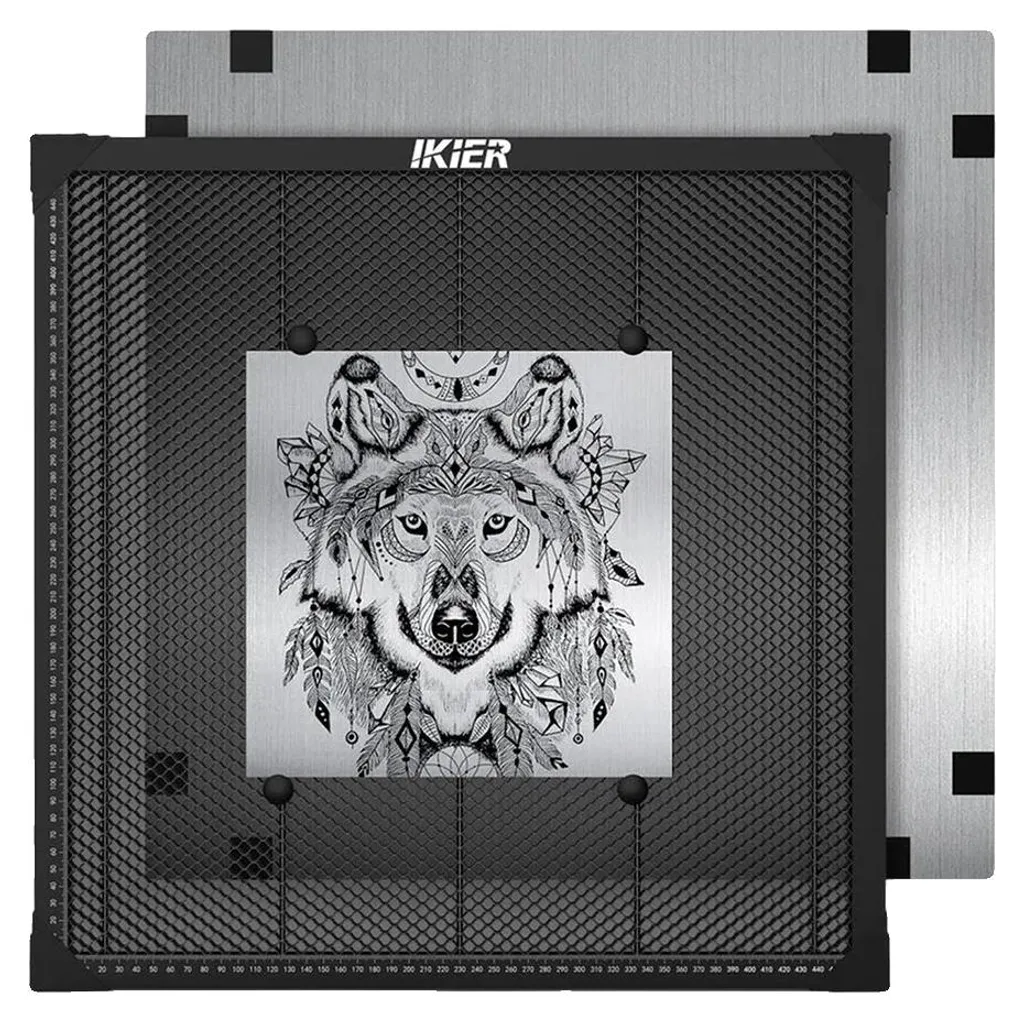 Plateau Nid d'Abeille IKIER pour Gravure Laser, Structure Métallique