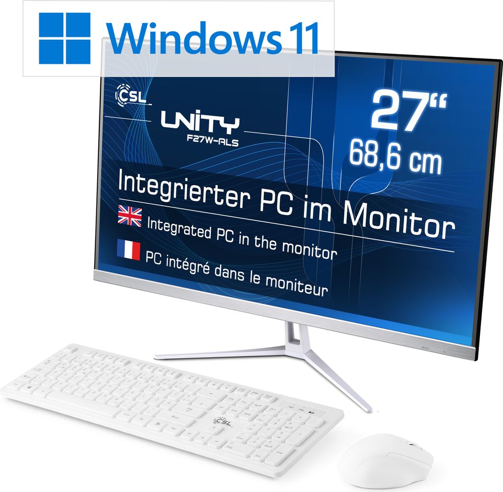 All-in-One-PC CSL Unity F27W-ALS / 2000 GB / 32 GB RAM / Produktbild 1