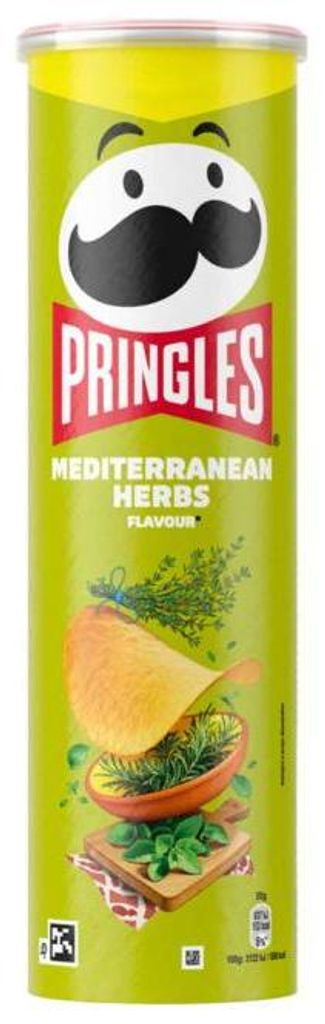 Pringles Mediterranean Herbs 185g Produktbild 