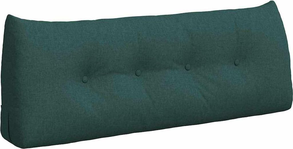 vidaXL Rücken Kissen Dunkelgrün 120 x 24 x 50 cm Stoff