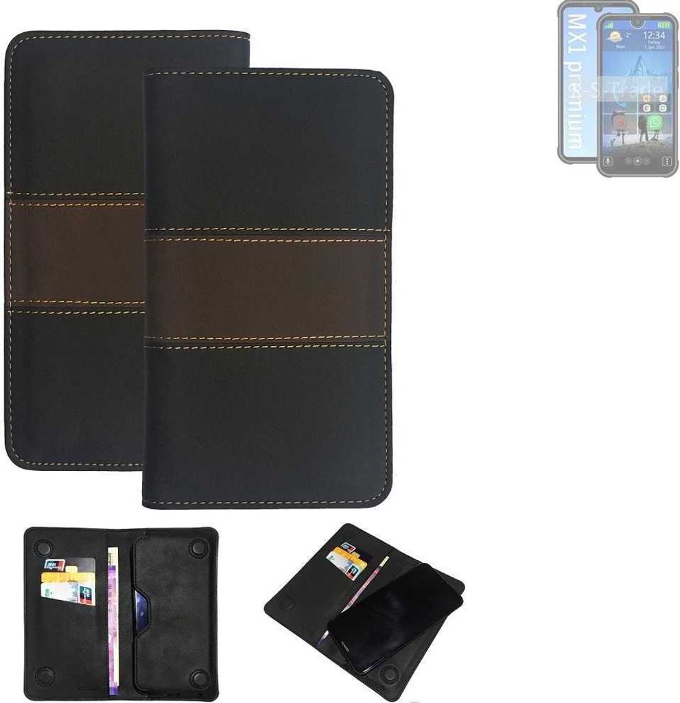 K-S-Trade Hülle Handyhülle kompatibel mit Bea-fon MX1 premium Schutzhülle Walletcase Bookstyle Tasche Schutz Case Handytasche Wallet Cover