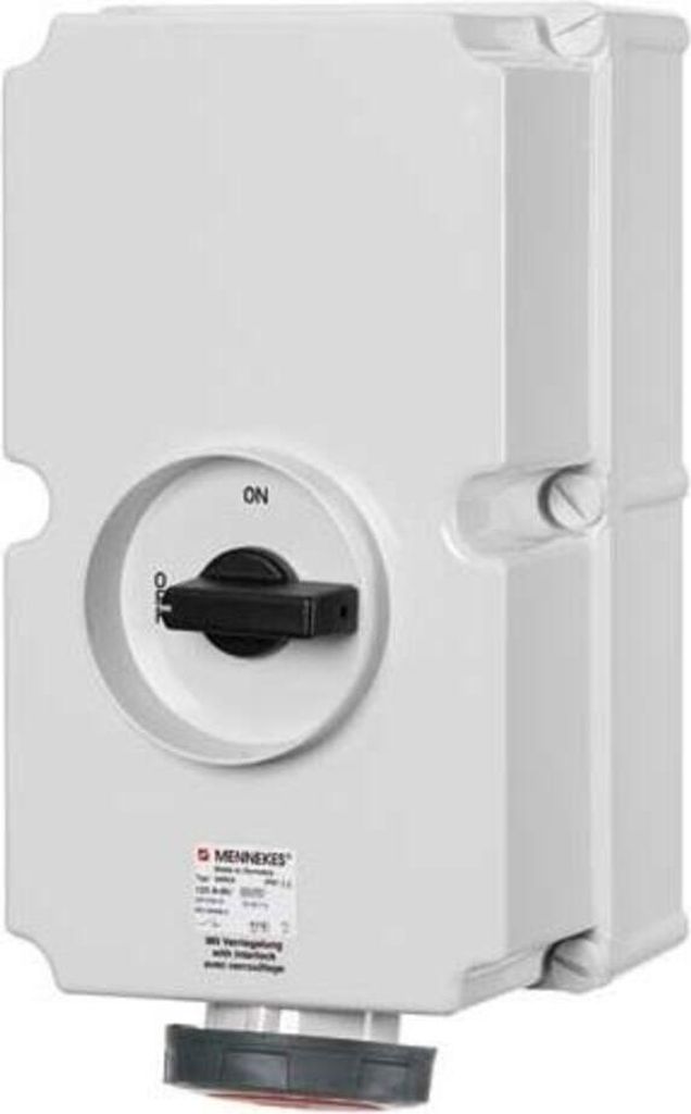 MENNEKES 5692A, 5P, Schrauben, Schwarz, Weiß, Kunststoff, IP67, 400 V