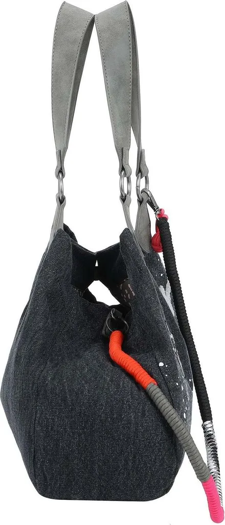 Sac à épaule Izzy Medium gris pour femme idéal pour le travail et les cours - 3