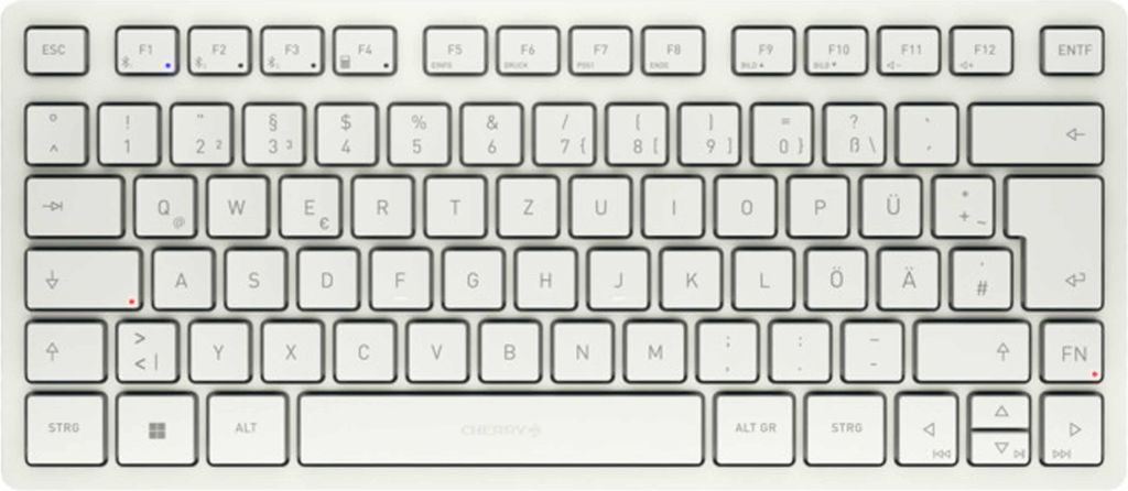 Cherry TAS KW 7100 MINI BT Wireless DE-Layout Milk White Produktbild 