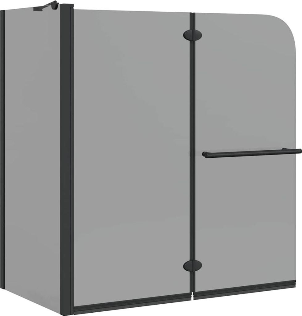 Bi-Falt Duschumhausung Dunkel transparent 120 x 67 x 129 cm