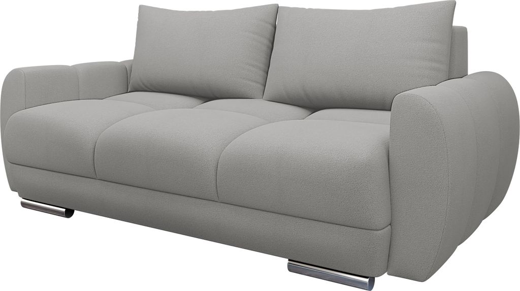MIRJAN24 Sofa Logo 2, Wohnzimmer Couch, 2-Sitzer, Wellenfeder, Polstersofa (Farbe: Velo 633)