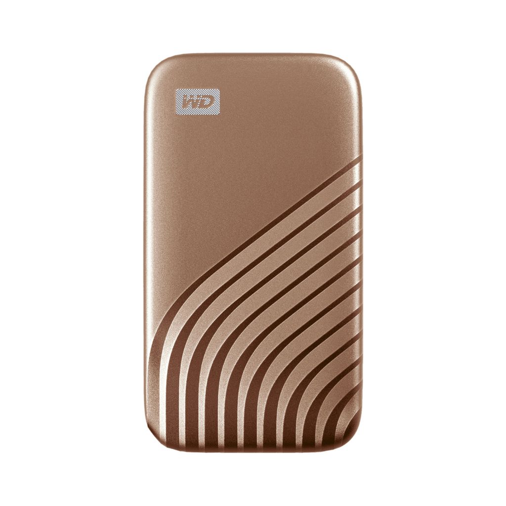 Western Digital My Passport SSD, 2 TB Solid State Drive, 1050MB/s, Gold