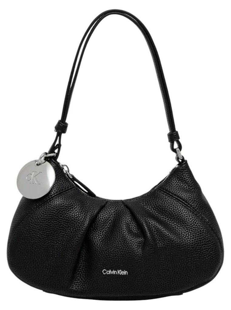 Calvin Klein ENGRAVED HW SMALL BAG Damen Tasche Schwarz : Größe - UNICA Größe: UNICA
