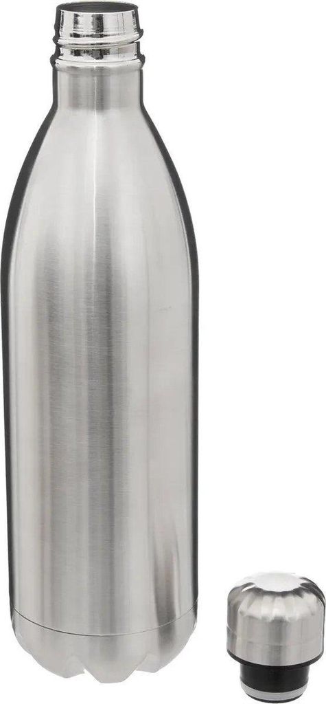 5Five Thermos 1L - Trinkflasche aus Edelstahl - Heiß & kalt - Auslaufsicher - Wiederverwendbar - Camping & unterwegs - Hält Getränke stundenlang...
