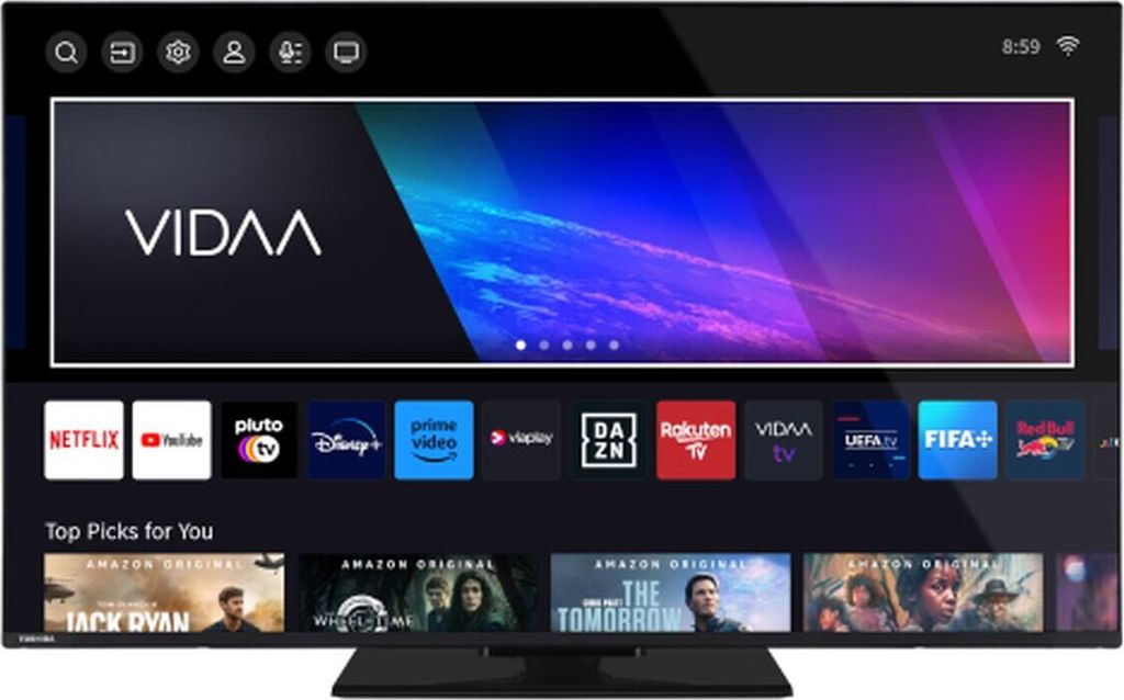 Toshiba 50UV3463DG TV 127 cm (50") 4K Ultra HD Smart TV Schwarz 275 cd/m²