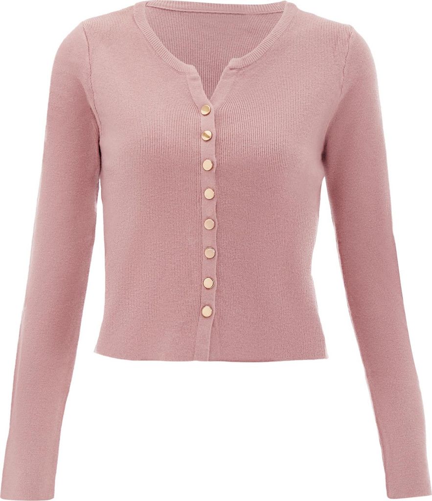 NAEMI damen strickjacke - pink, XS/S