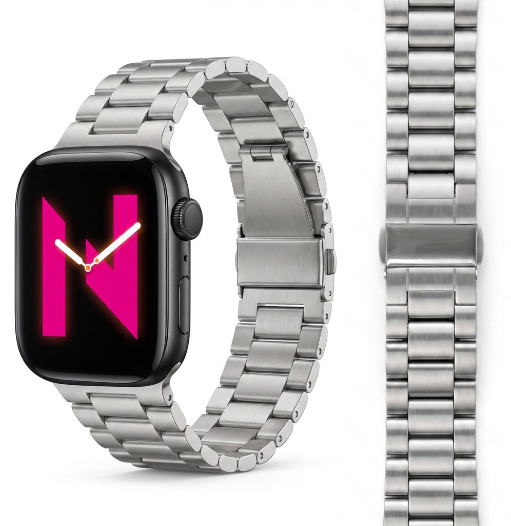 Bracelet Mova en acier inoxydable pour Apple Watch Image du produit 