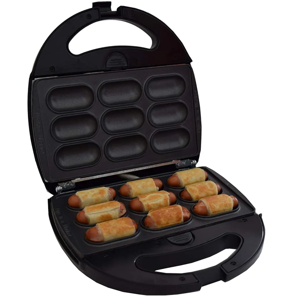 Gaufrier Masto à plaques interchangeables pour Nuggets et Bretzels