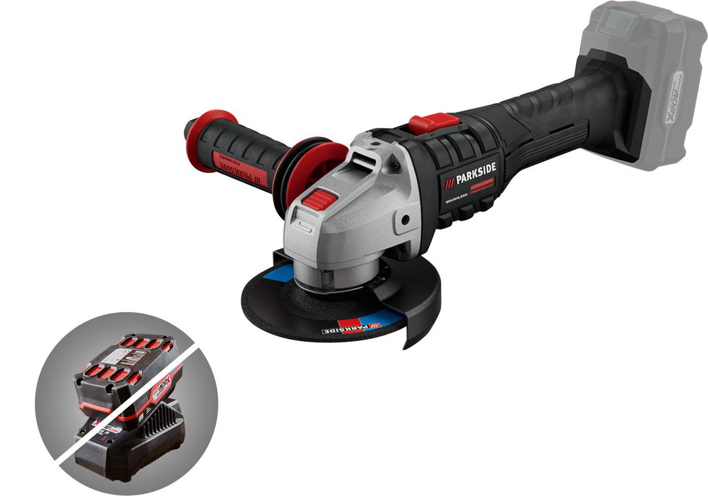 PARKSIDE PERFORMANCE® Akumulatorowa szlifierka kątowa PWSAP Zdjęcie produktu 